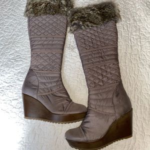 GUESS WEDGE HEEL BOOTS
